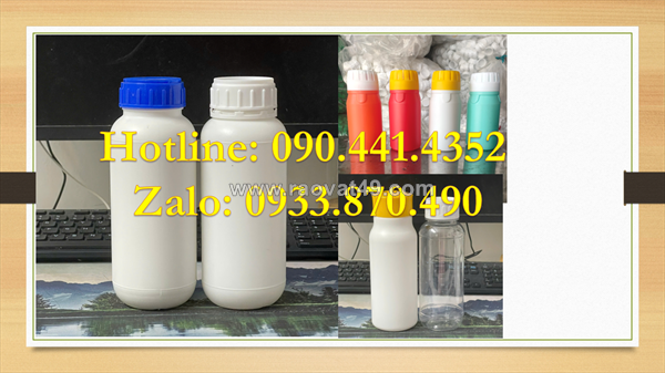 Chai nhựa 1 lít giá rẻ, chai nhựa 500ml dày – giá ổn định nhất thị trường