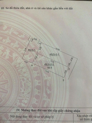 Chính chủ cần bán 55.5 m2 đất ngô xuân quảng - gia lâm, giá 10.55 tỷ, lh