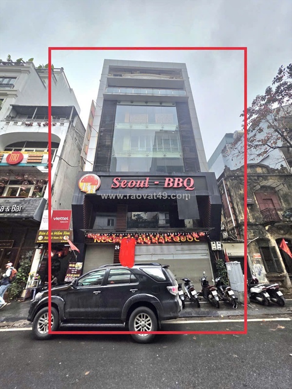 Chính chủ cho thuê nhà+sang nhượng quán mặt phố  24-26 nguyễn trường tộ -