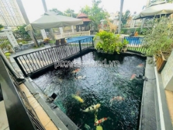 Cho thuê biệt thự ven sông saigon, mt nguyễn văn hưởng, 1 hầm + 3 tầng, hồ bơi + sân vườn