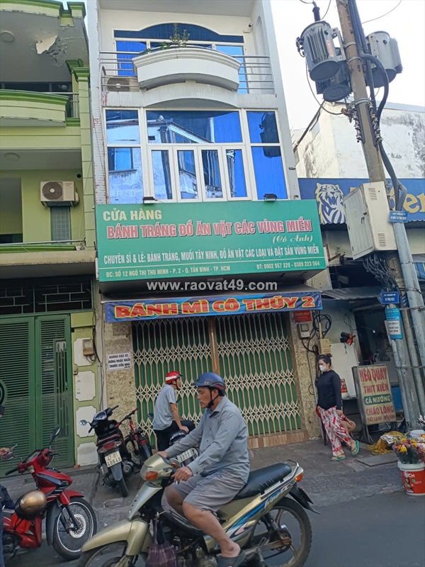 Cho thuê mặt bằng ngay chợ phạm văn hai dt 36m2 tiện kd đa ngành