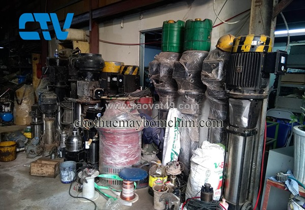 Cho thuê máy bơm nước thải công trình – giá tốt, giao nhanh