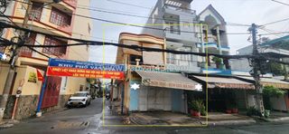 Cho thuê nhà 2 mặt tiền nguyễn quý anh q.tân phú 80m², 2tầng, 25triệu - gần