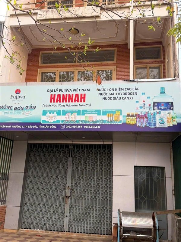 Cho thuê nhà mặt tiền đường trần phú – tp. bảo lộc, lâm đồng