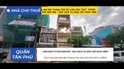Cho thuê nhà mặt tiền trương vĩnh ký q.tân phú 75m², 4tầng, 32triệu - khu dịch