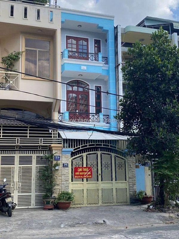 Cho thuê nhà nguyên căn kd mặt tiền, 1 trệt 2 lầu, 0m2, 3pn mặt tiền đường số