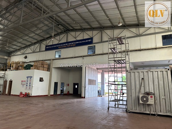 Cho thuê nhà xưởng trong kcn châu đức 3.500m2