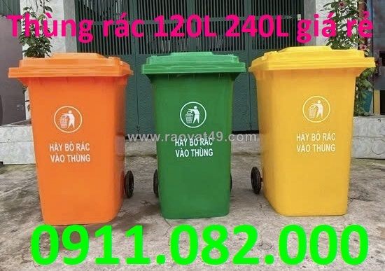 Chuyên bán thùng rác giá rẻ- thùng rác 660 lít giá rẻ tại cần thơ-lh 0911082000