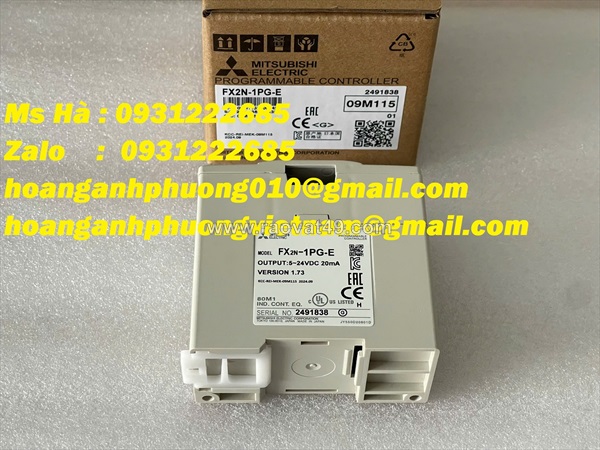 Chuyên dòng mitsubishi fx2n-1pg-e hàng mới - bán toàn quốc