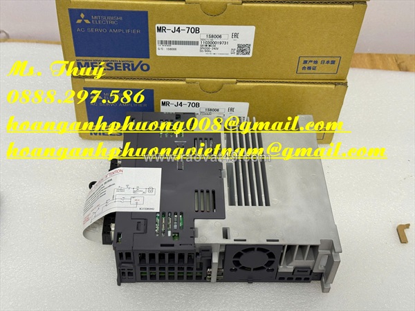 Chuyên hàng mitsubishi - bộ điều khiển mr-j4-70b chất lượng cao
