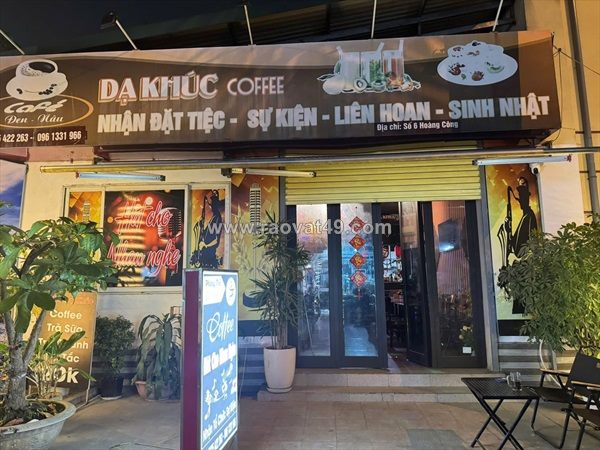 Chuyển nhượng quán cafe hát cho nhau nghe – mậu lương, hà đông hà nội