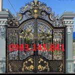 Cổng hoa sắt mỹ thuật sang trọng cho mọi công trình