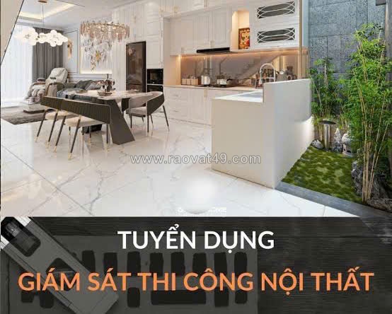 Cty cp sdc interior factory tuyển giám sát thi công nội thất