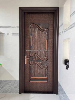 Cửa thép vân gỗ classic 5d tại bình định - báo giá hoàn thiện