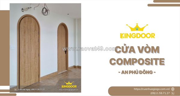 Cửa vòm composite tại an phú đông | mẫu đẹp, giá tận xưởng