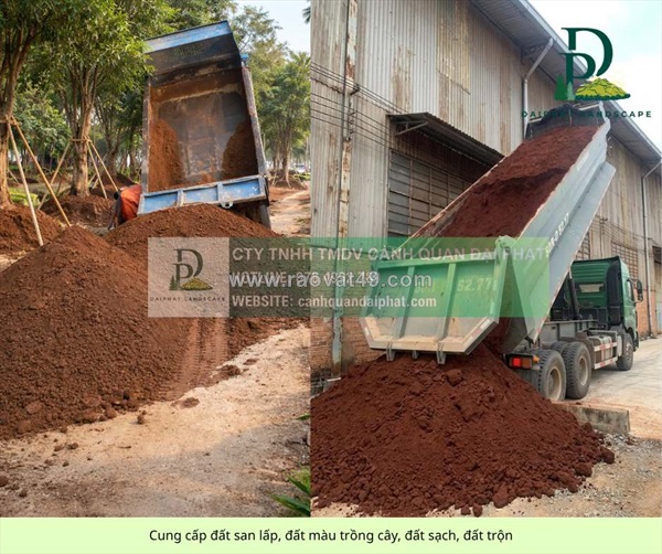Cung cấp đất san lấp đất trồng cây đất sạch đất trộn tại đồng nai