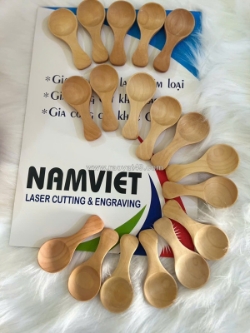 Cung cấp mâm - muỗng gỗ cho spa - nail