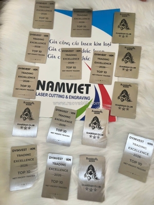 Cung cấp tem inox khắc laser theo yêu cầu