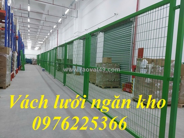 Cung cấp vách lưới ngăn kho tại hà nội