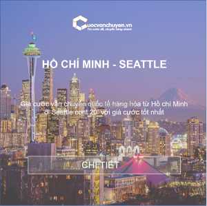 Cước vận chuyển từ hồ chí minh đi long beach, oakland, seattle, mỹ