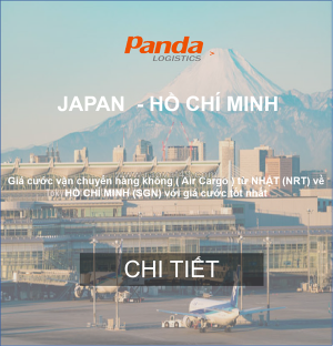 Cước vận tải hàng không từ nhật về việt nam
