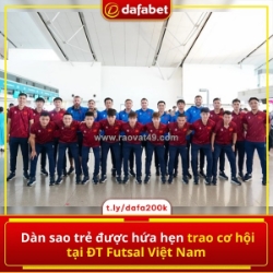 Dàn sao trẻ được trao cơ hội tại đt futsal việt nam 🇻🇳