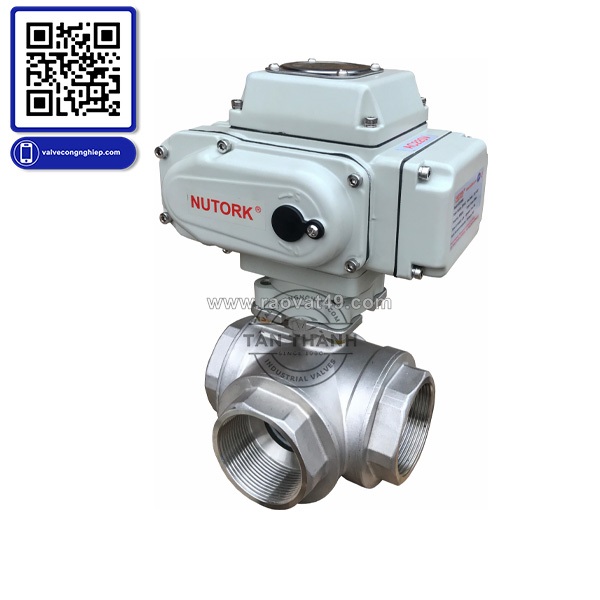 Đánh giá van bi 3 ngã đóng mở điện on/off nte – ball valve đa hướng tại công ty tân thành