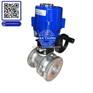 Đánh giá van bi điều khiển điện inox 10k ntq on/off – ball valve tự động tại công ty tân thành
