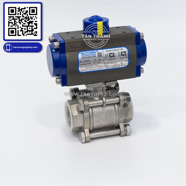 Đánh giá van bi điều khiển khí nén 3pc – ball valve 3 mảnh tại công ty tân thành