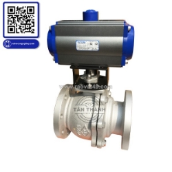 Đánh giá van bi điều khiển khí nén gang 10k – giải pháp ball valve tự động tại công ty tân thành