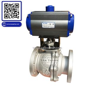 Đánh giá van bi điều khiển khí nén gang 10k – giải pháp ball valve tự động tại công ty tân thành