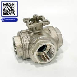 Đánh giá van bi inox 304 3 ngã có giá đỡ – ball valve đa hướng tại công ty tân thành