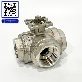 Đánh giá van bi inox 304 3 ngã có giá đỡ – ball valve đa hướng tại công ty tân thành