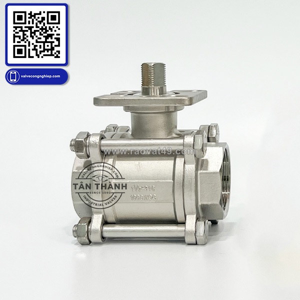 Đánh giá van bi inox 304 3 thân có giá đỡ dr – ball valve tối ưu tự động hóa tại công ty tân thành
