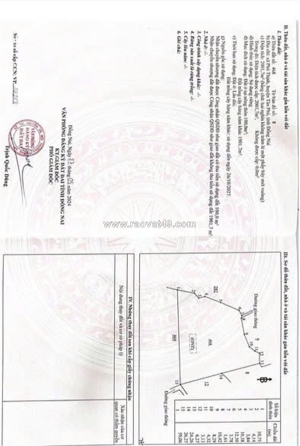 Đất chính chủ - mặt tiền vị trí xã phú thịnh, huyện tân phú, tỉnh đồng nai