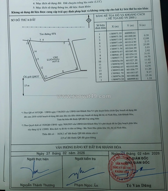 Đất đẹp- giá tốt cần bán nhanh bán đất lúa qh ont mặt tiền đường stx qh72m