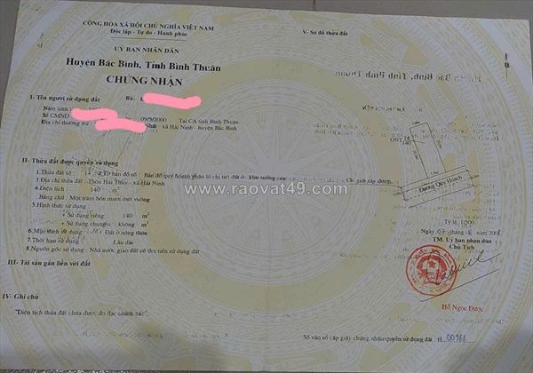 Đất đẹp – giá tốt  – chính chủ cần bán gấp tại  xã hải ninh, huyện bắc bình,