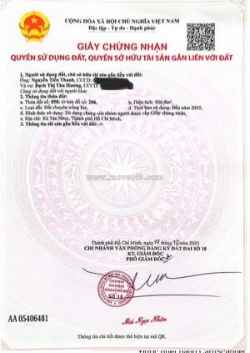 Đất đẹp – giá tốt  – chính chủ cần bán gấp tại xã tân nhựt, huyện bình chánh,