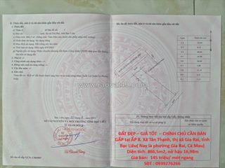 Đất đẹp – giá tốt  – chính chủ cần bán gấp tại  xã tân thạnh, thị xã gía rai,