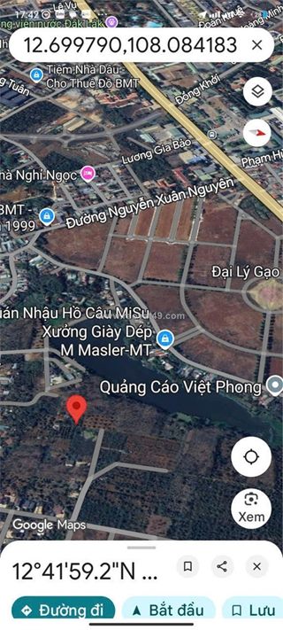 Đất đẹp – giá tốt  – chính chủ cần bán tại nguyễn xuân nguyên, buôn ma thuột