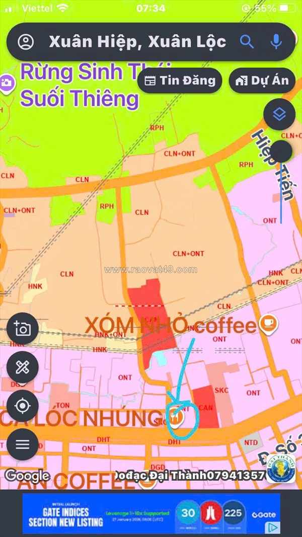 Đất đẹp - mặt tiền - bán gấp lô đất tiềm năng tại xuân hiệp, xuân lộc, đồng nai