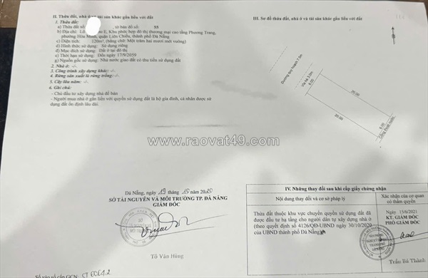 🔴💥đất đường hòa phú 30 - khu e kim long - dt 120m2 ngang 6m xây căn hộ quá ok