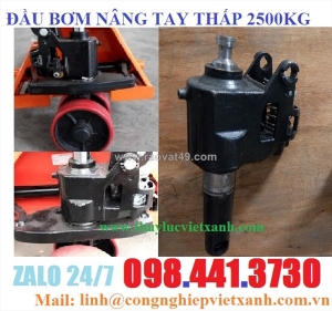 Đầu bơm xe nâng tay 2500kg nhập khẩu giá rẻ