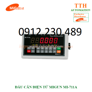 Đầu cân điện tử migun mi-711a ,cổng truyền thông rs232, chọn thêm rs485