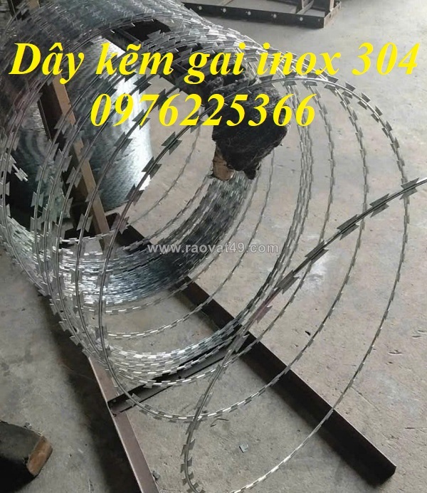 Dây gai inox 304 - xưởng sản xuất dây gai inox 304 giá rẻ