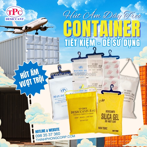 Dây treo hút ẩm container có giúp chống đọng sương hiệu quả?