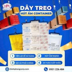 Dây treo hút ẩm container – giải pháp chống “mưa container”