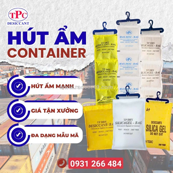 Dây treo hút ẩm treo container xuất khẩu