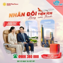 Deal hot phú quốc – seoul: miễn phí ghế, giảm phí hành lý