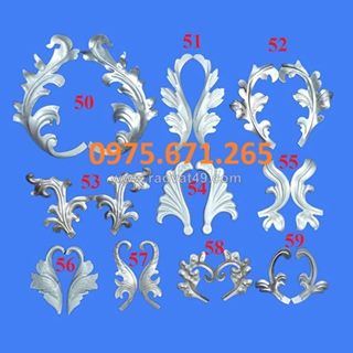Địa chỉ cung cấp các loại phụ kiện hoa sắt mỹ thuật uy tín